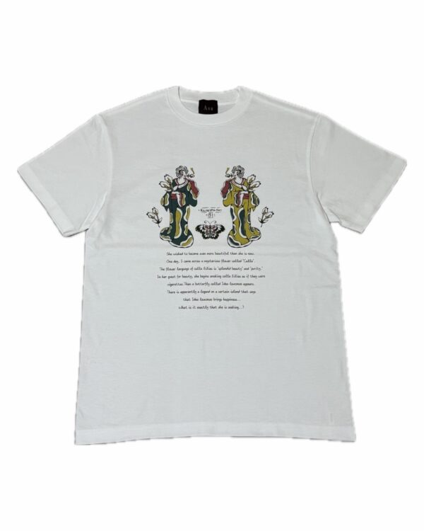 カラー-calla-T-shirt　White